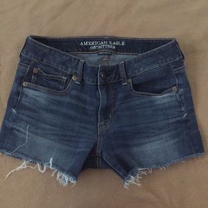 American Eagle Shortie Denim Shorts